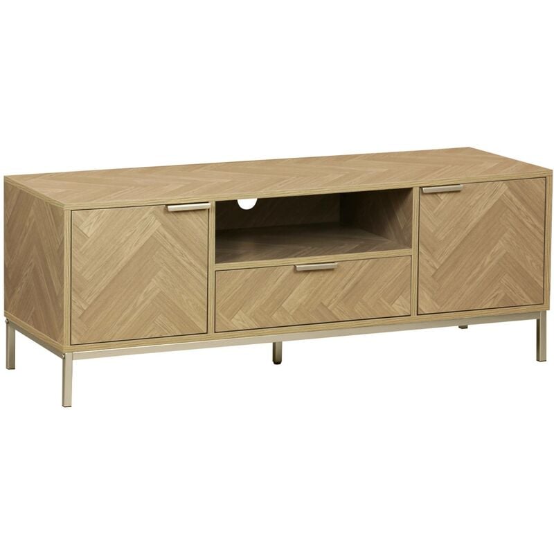 Meuble tv. Budapest. deux portes. 1 niche. deux étagères. 1 tiroir l 120 x l 40 x h 45cm