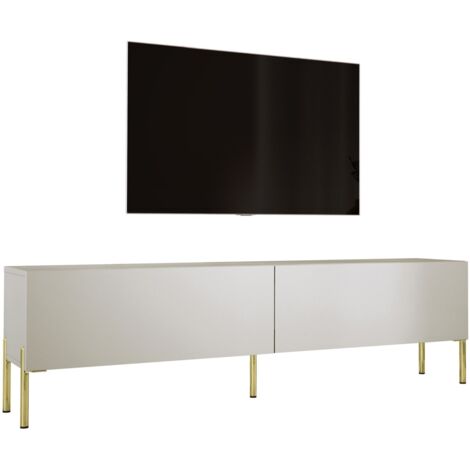 Meuble TV : Cachemire, pieds dorées, 170 × 52 × 32 cm