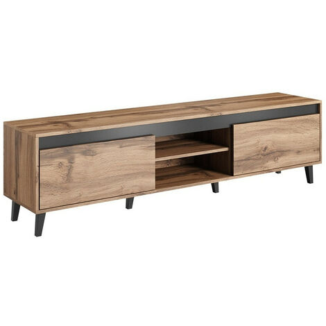 MOBILIER1 Meuble TV Charlotte 193 , Le nombre de portes: 0, Nombre de tiroirs: 0, 170x49x38cm