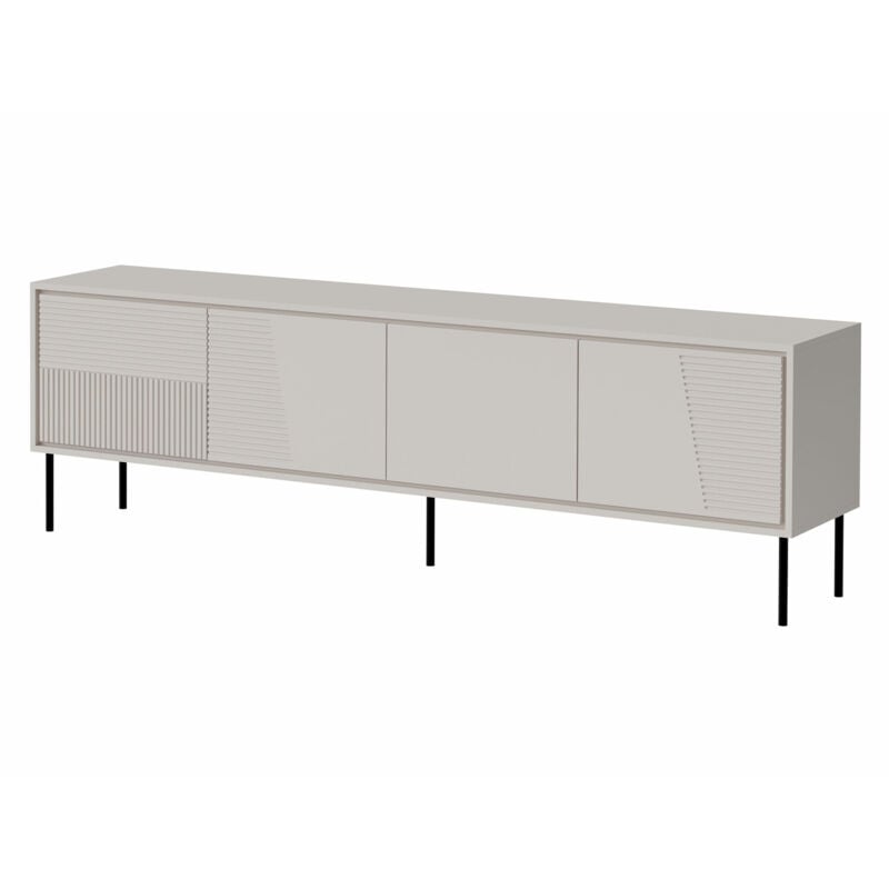 Meuble tv Charlotte 209, Cachemire, Le nombre de portes: 0, Nombre de tiroirs: 0, 200x61x38cm