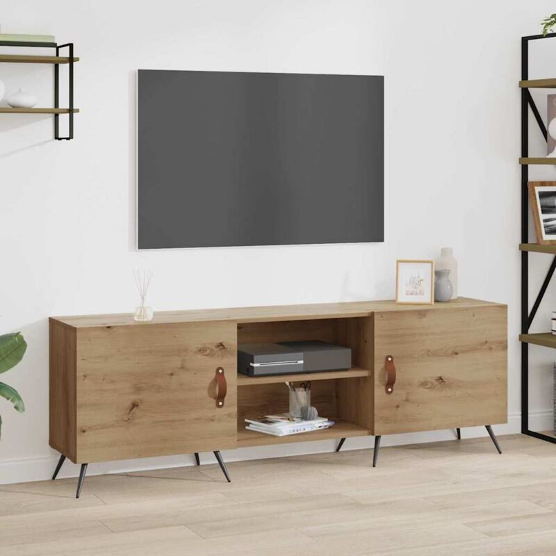 Vidaxl - Meuble tv chêne artisanal 150 x 30 x 50 cm Bois d'ingénierie