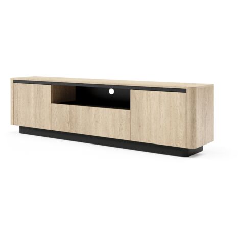 Meuble TV, chêne crémone, 200 × 54,9 × 38,1 cm