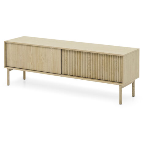 Meuble TV, chêne de Crémone, 153,5 × 51,8 × 39,5 cm