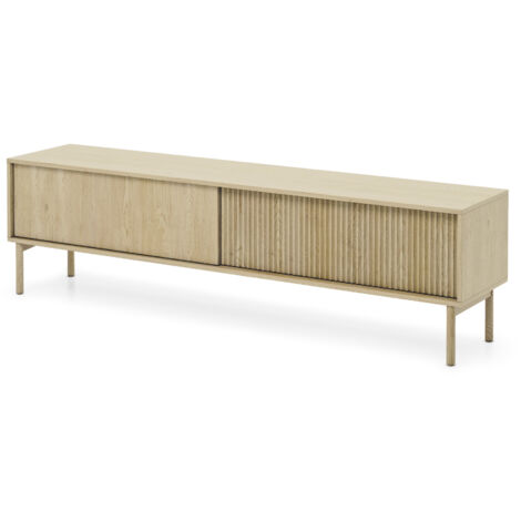 Meuble TV, chêne de Crémone, 187,1 × 51,8 × 39,5 cm
