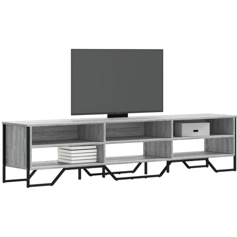 Vidaxl - Meuble tv sonoma gris 180x34x41 cm bois d'ingénierie