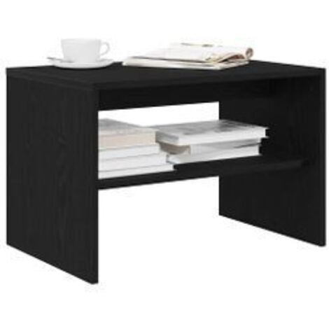 Meuble TV chêne noir 60x40x40 bois d'ingénierie