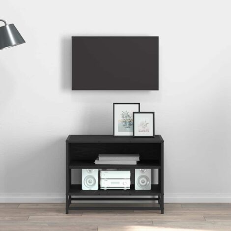 Meuble TV Chêne noir 61 x 40 x 46 cm Bois d'ingénierie vidaXL
