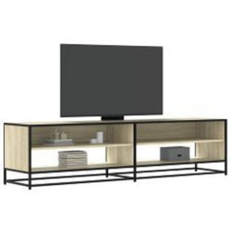 Meuble TV chêne sonoma 180,5x40x46 bois d'ingénierie