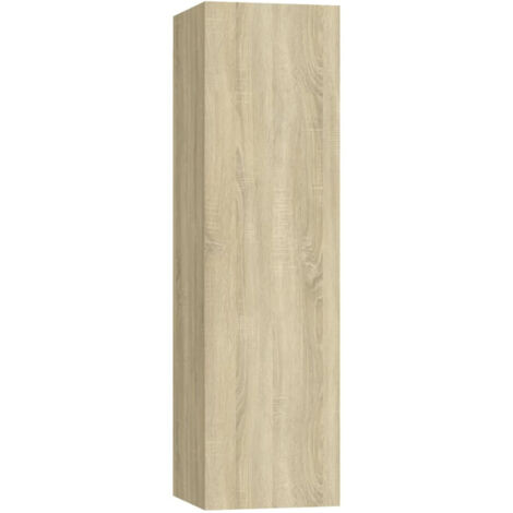 Meuble TV Chêne sonoma 30,5x30x110