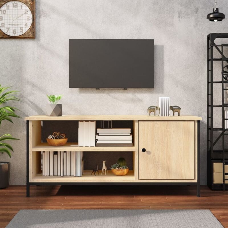 Vidaxl - Meuble tv chêne sonoma 100x40x45 cm bois d'ingénierie