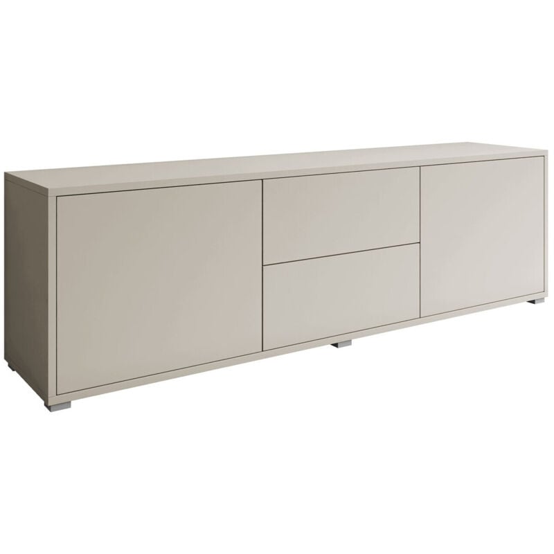 Meuble tv Comfivo Fersoe 109, Cachemire, Le nombre de portes: 0, Nombre de tiroirs: 0, 141x50x41cm