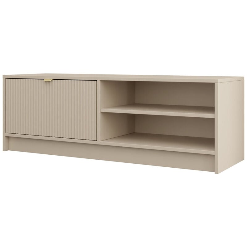 Meuble tv Comfivo Larmire 103, Beige, Le nombre de portes: 0, Nombre de tiroirs: 0, 120x40x40cm