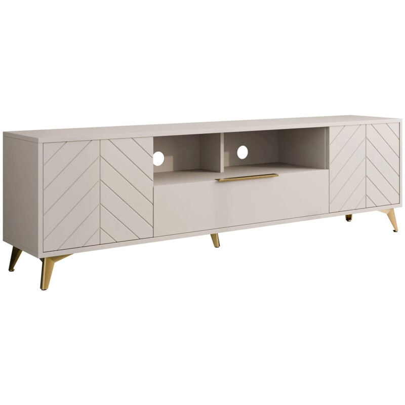 Meuble tv Comfivo Camlue 106 , Le nombre de portes: 0, Nombre de tiroirs: 0, 204x60x40cm