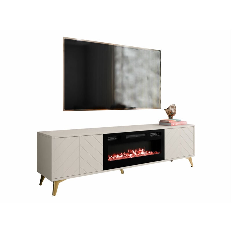 Meuble tv Comfivo Camlue 110 , Le nombre de portes: 0, Nombre de tiroirs: 0, 184x53x40cm