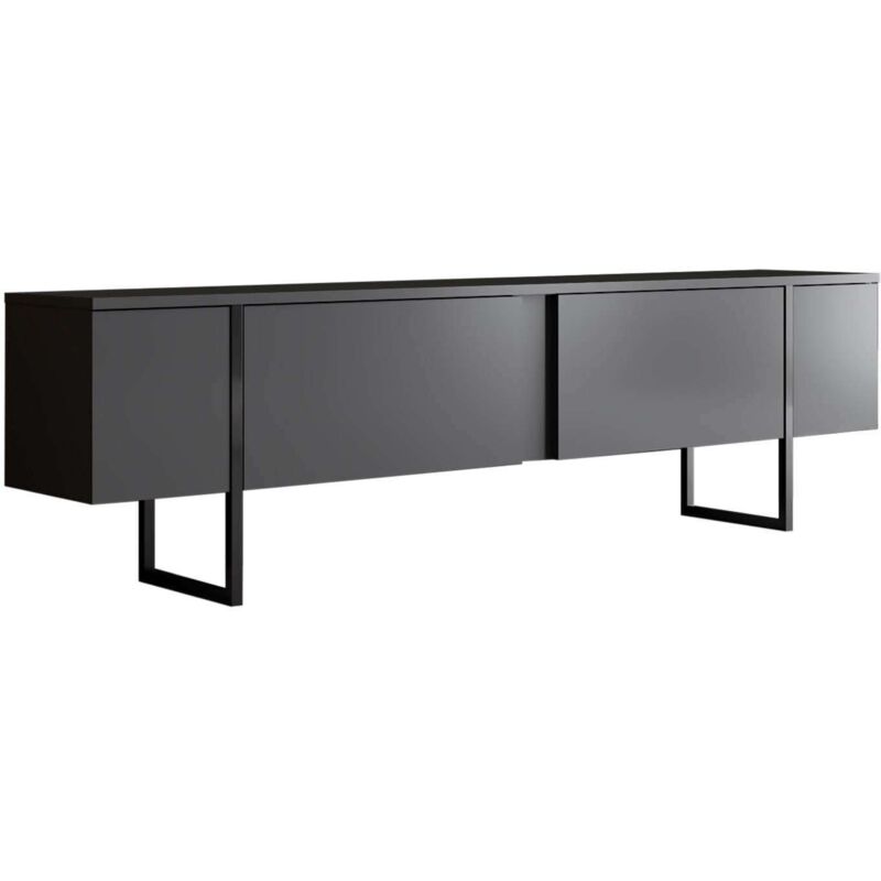 Cotecosy - calicosy - Meuble tv 2 portes rabattables L180 cm - luxe Cotecosy - calicosy - Meuble tv 2 portes rabattables L180 cm - luxe