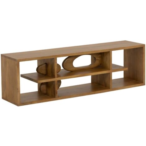 Meuble TV design en bois de manguier Alwen