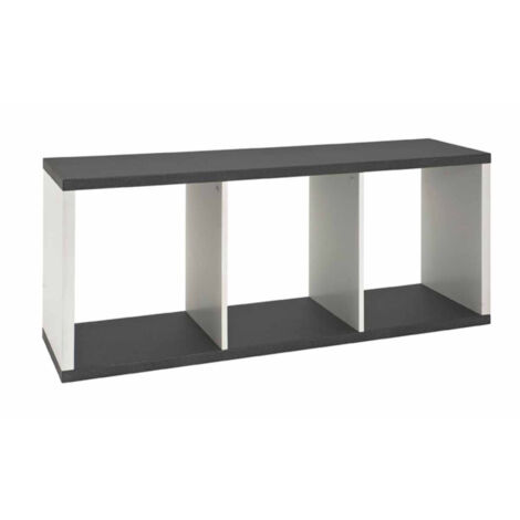 Meuble TV Design "Granit" 117cm Blanc