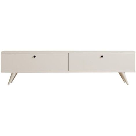 Meuble Tv Dozia L160cm Blanc