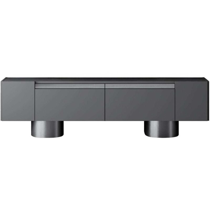 Asir Group Llc - Meuble tv en aggloméré et métal Bohem