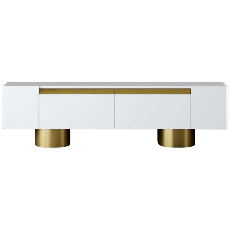 Asir Group Llc - Meuble tv en aggloméré et métal Bohem