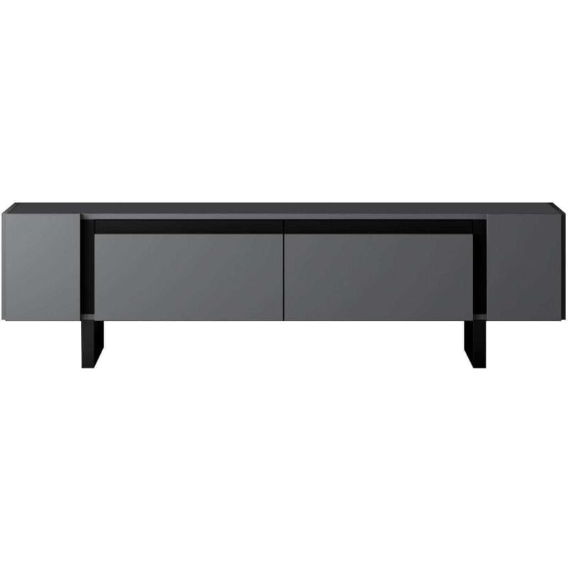 Asir Group Llc - Meuble tv en aggloméré et métal Yildiz