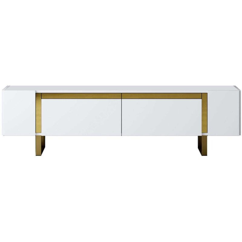 Asir Group Llc - Meuble tv en aggloméré et métal Yildiz