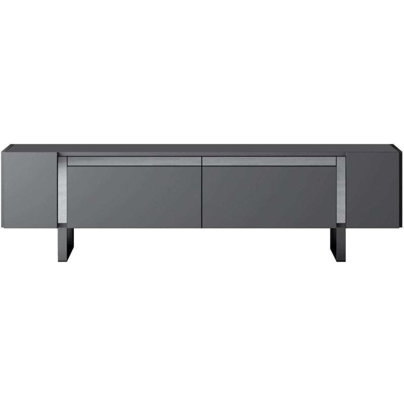 Asir Group Llc - Meuble tv en aggloméré et métal Yildiz