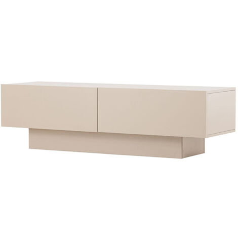 Meuble TV en Bois 160 cm cm - Beige - CUENCA