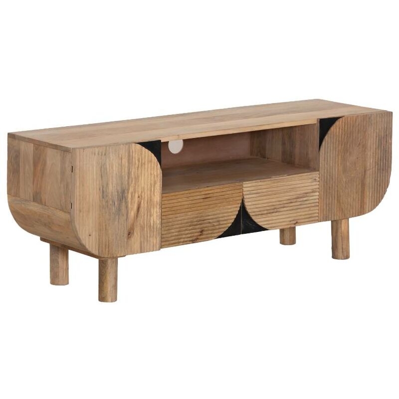 Made In Meubles - Meuble tv en bois de manguier Loëvan