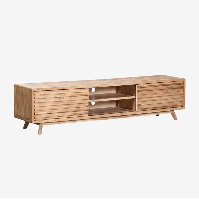 Meuble tv en bois Deleyna Sklum x2194&xFE0E 200 cm