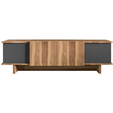 Meuble TV en bois "Diana" 180 x 33 x 50 cm - Anthracite