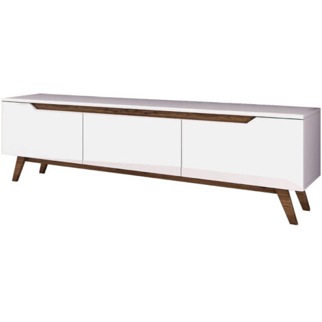 Meuble TV en bois "Digi" - 180 x 35 x 48 cm - Marron