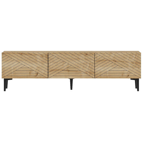 Meuble TV en bois "Felix" 160 x 31,4 x 44,1 cm - Chêne saphir