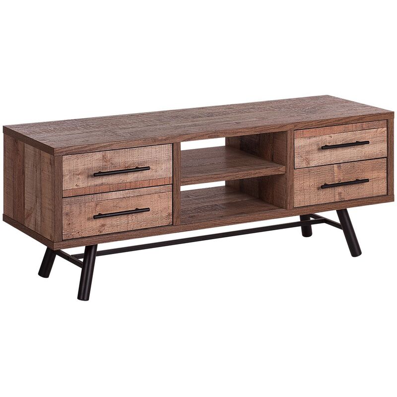 Meuble TV en bois foncé ATLANTA