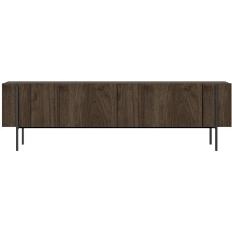 Meuble TV en bois "Herman" - 160 x 31 x 45 cm - Marron