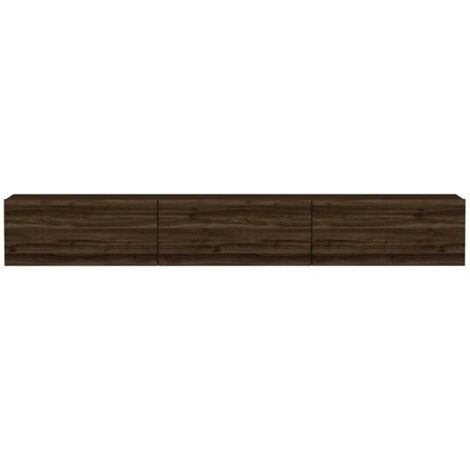 Meuble TV en bois "Terra" - 31 x 180 x 26 cm - Noyer