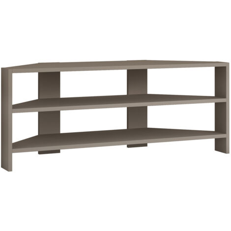 Meuble TV en bois "Thales" 114 x 36 x 45 cm - Moka clair