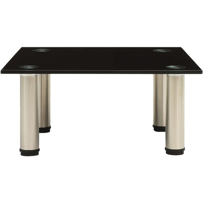 Vidaxl - Meuble tv Noir 40x35x17 cm Verre trempé