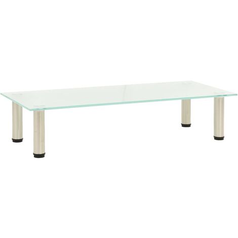 Meuble TV Givré 80x35x17 Verre trempé