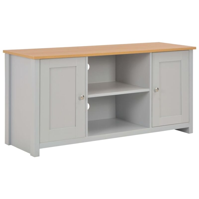 Vidaxl meuble tv gris 120 x 39 x 58 cm 283740