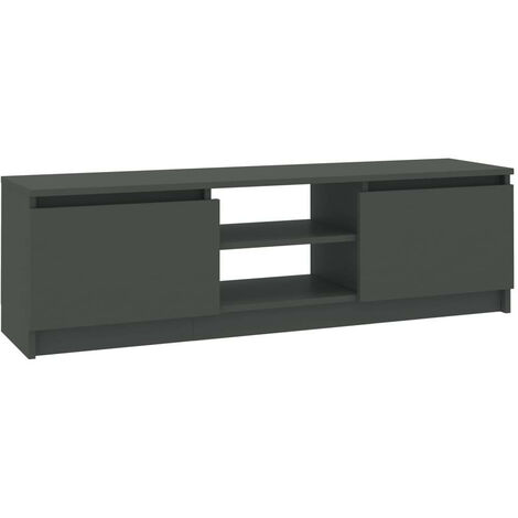 Meuble TV Gris 120x30x35,5