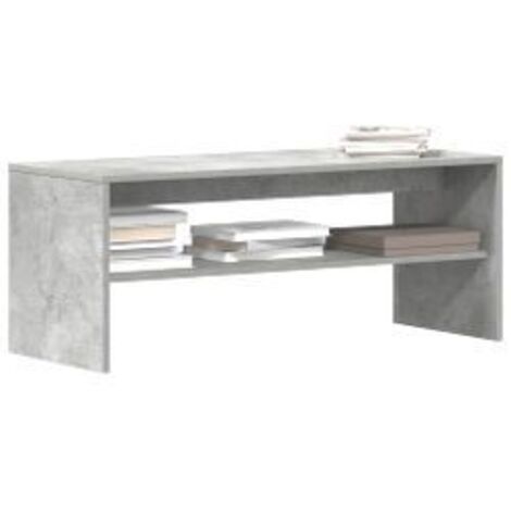 Meuble TV Gris béton 100 x 40x40