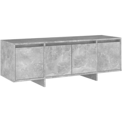 Meuble TV Gris béton 120x30x40,5