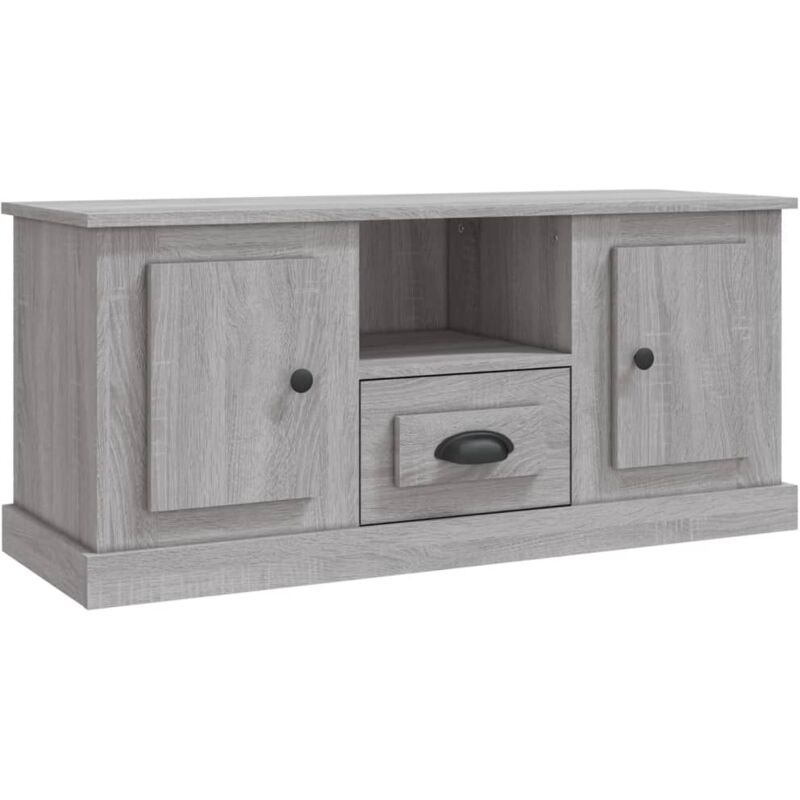 Vidaxl - Meuble tv sonoma gris 100x35,5x45 cm bois d'ingénierie