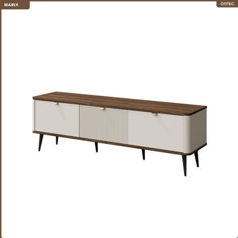 Meuble TV - L.160 x H.52 x P.40 - MARLY
