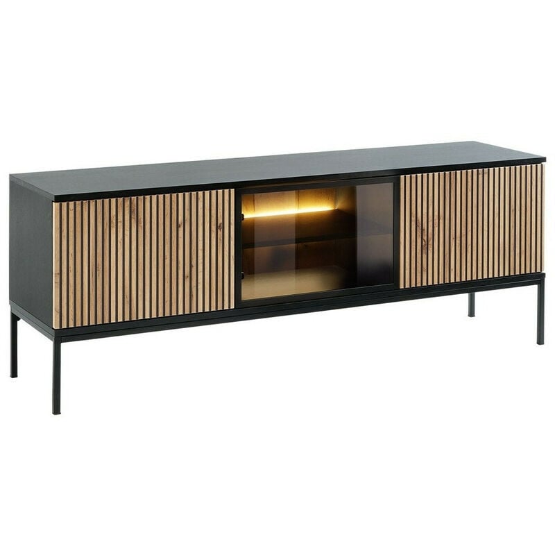 Meuble tv Soferi 102 , Le nombre de portes: 0, Nombre de tiroirs: 0, 154x56x39cm, led