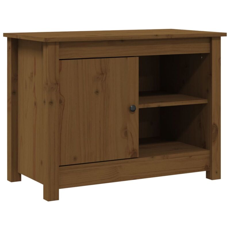 Vidaxl - Meuble tv Marron miel 70x36,5x52 cm Bois de pin massif