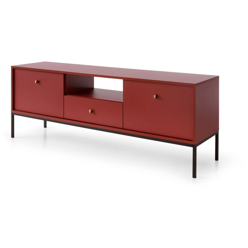 Meuble TV MONO MRTV154 commode 154 cm Bordeaux