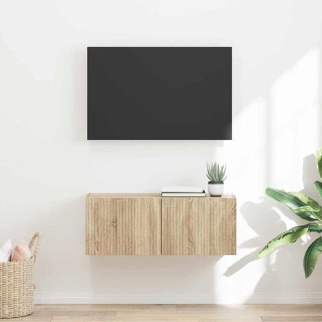 Meuble TV mural-Banc TV-Meuble Télé suspendu Sonoma 60 x 31 x 29.5 cm Bois d'ingénierie 802303