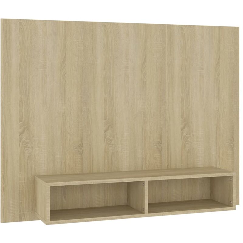 Vidaxl - Meuble tv mural Chêne Sonoma 120x23,5x90 cm Bois d'ingénierie